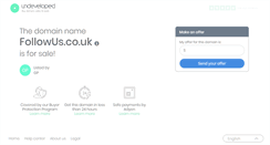Desktop Screenshot of followus.co.uk